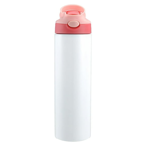 Botella de agua de acero inoxidable con aislamiento personalizado de 20 oz para niños | Nombre personalizado y tapa con pajita | 12-24 horas de frío y 6-12 horas de calor | Vaso de viaje escolar de