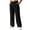 Black, variant on Posijego Women's Corduroy Pants High Waisted Wide Leg Pants Ladies Business Casual Dress Vintage Pants with Pockets