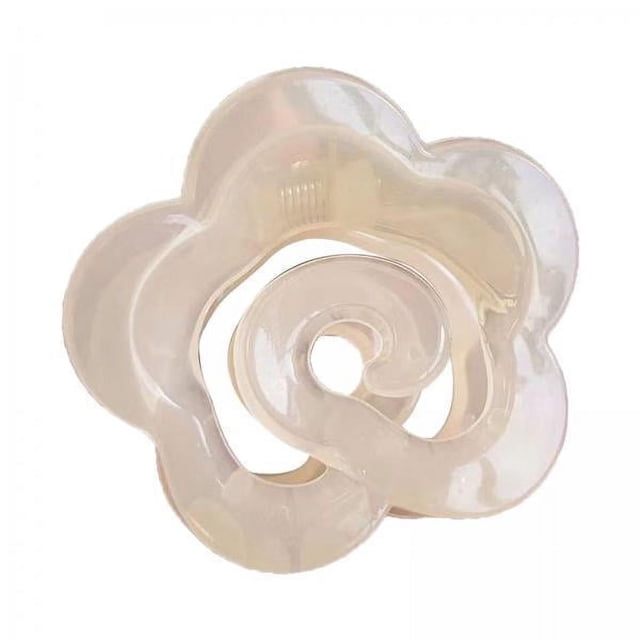 Yinanstore 2x Pinces à Cheveux Barrette Queue de Cheval Accessoires de Mode Pince à Cheveux pour Cheveux Fins Forte Tenue Pince à Mâchoires Décontractée 2 Pcs