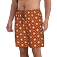 thumbnail image 2 of Disketp Men's Swim Trunks Hawaiian Breathable Surf Beach Swimsuits Mesh Lining Beach Shorts with Pockets-60s and 70s Aesthetic, 2 of 7