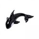thumbnail image 1 of 5 Figuras De Ballena De Cristal, Modelo Animal, Decoración Del Hogar Para Mesa De Comedor, Accesorio Estilo D, 1 of 8