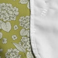 thumbnail image 4 of Flower Microwave Oven Cover, Floral Vintage Style Pattern with Delicate Hydrangea Repetition Nostalgia, Water Resistant Organizer with Pockets for Kitchen, 36" x 12", Khaki Ivory, by Ambesonne, 4 of 4