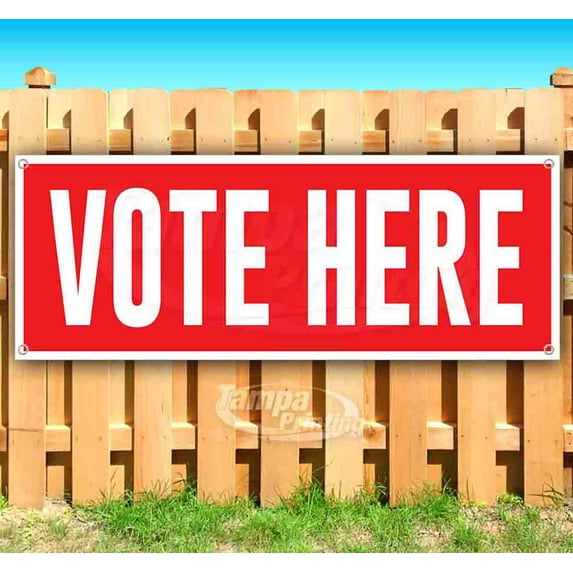 Vote Her 13 oz Vinyl Banner With Metal Grommets