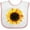 White and Pink, variant on Inktastic Summer Sunflower Boys or Girls Baby Bib