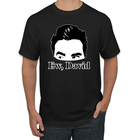 Wild Bobby, Funny Ew, David Meme Alexis & Moira, Pop Culture, Men's Graphic Tees, Black, Small