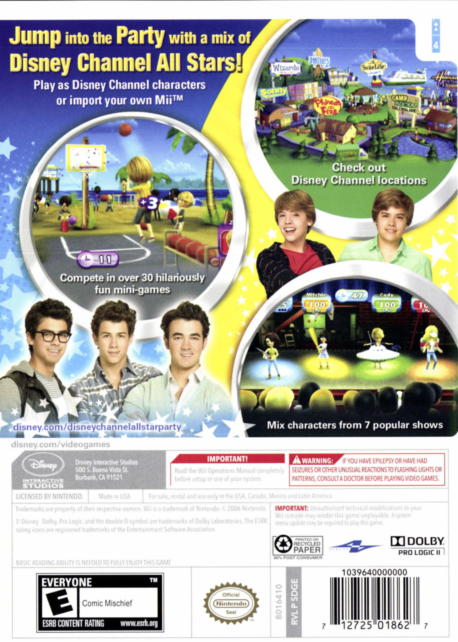 Disney Channel All Star Party (Wii) - image 2 of 2
