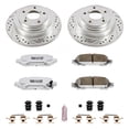 thumbnail image 3 of PowerStop Rear Z26 Street Warrior Carbon-Fiber Ceramic Brake Pad and Drilled and Slotted Rotor Kit Fits: SUBARU Select Models K449-26, 3 of 9