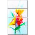 thumbnail image 2 of Nature Morte Fleur de Gerbera Jaune Rouge - Grande Impression sur Toile Florale, 2 of 3
