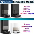 thumbnail image 2 of Kit de piezas de repuesto Bluearks para Dreame X50 Ultra/L50 Ultra, 2 of 7