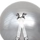 thumbnail image 2 of Pelota auxiliar de salto mortal, pelota para hacer ejercicio, entrenamiento portátil, niños y adultos, pelota de Yoga de entrenamiento elástica Gris, 2 of 7