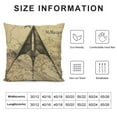 thumbnail image 5 of JRXY Home Marauder's Map Decorative Square Throw Pillow Case Covers Thanksgiving Decor Farmhouse Outdoor Pillow Cover for Home Sofa Couch 12x12in, 5 of 5