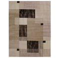thumbnail image 2 of Mohawk Home New Wave Alliance Charcoal Printed Area Rug, 5'x8', Tan, 2 of 5