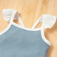 thumbnail image 4 of BONIXOOM Kid Toddler Girl Clothes Kids Clearance Pajamas Sleeveless Round Neckline Drawstring Christmas Set Blue 80, 4 of 9