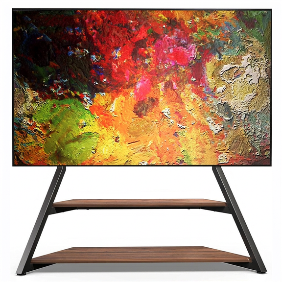 Heavy Duty Height Adjustable Floor TV Stand for 65–100 Inch TVs