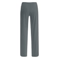 thumbnail image 5 of Women's Cotton Yoga Pants Lightweight Lounge Joggers with Pockets Drawstring Waist Casual Workout Running Beach Trousers, 5 of 5