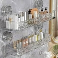 thumbnail image 4 of Toilet Suction Cup Storage Rack, No-Drill Wall Mounted Bathroom Organizer Shelf, Space-Saving Rack for Washbasin, Toilet and Bathroom Essentials – bathroom organizer, suction rack,A,1PC,, 4 of 9