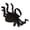 Black, variant on Leeye Halloween Spider Pet Costume, Realistic 8 Leg Furry Spider Outfit for Cats Dogs Small Medium Pets Cosplay Party, Black, Size M, 0.22 lb