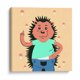 thumbnail image 1 of Cuadro decorativo - "HOLA, NIÑO", DICE EL PUERCO ESPÍN, Najesi 70x70 Canvas Lab Ilustraciones, Niños,, 1 of 2