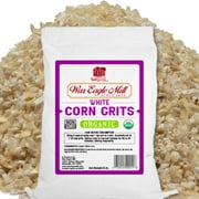 War Eagle Mill Stoneground Organic, Non-GMO White Corn Grits/Polenta 25 Pound Bag (Pack of 1)