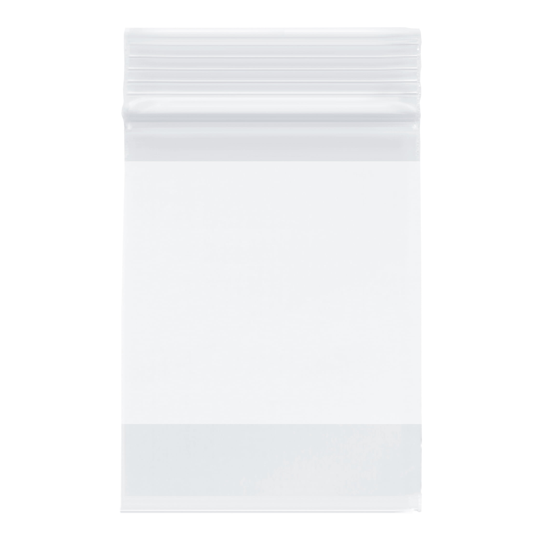 2 x 3 Storage Ziplock Bags with Whiteblock 4 Mil Clear Plastic Bag with Zipper 200 Count 