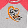 thumbnail image 4 of Inktastic I Wear Orange for My Aunt Multiple Sclerosis Awareness Boys or Girls Baby Bodysuit, 4 of 5