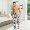 thumbnail image 6 of HPINK-T Dalmatian Dog Men's Pajama Pants Sleepwear Lounge Pajama Bottoms with Pockets, S M L XL XXL, 6 of 13