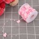 thumbnail image 3 of Rollo de 10m de perlas Rosadas perlas de alambre, guirnalda de perlas artificiales rosadas, 10m por rollo perlas artificiales rosas perlas de alambre, guirnalda de decoración de, 3 of 7