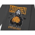 thumbnail image 3 of Beezizac Cool Pajamas for Boys - Ghost & Pumpkin Pull-on Long Sleeves & Pants Set 2-PC Soft PJ Kids Size 12, 3 of 7