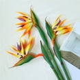 thumbnail image 6 of 3pcs, Long Stemmed Artificial Flower Paradise Bird Crane Magnolia Tropical Plant, for Home Kitchen and Living Room Decoration, Wedding and Engagement Decoration, Floral Design, Holiday Parties, 6 of 15