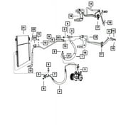 Genuine OE Mopar Condenser And Trans Cooler Cooler - 2AMC3893AA