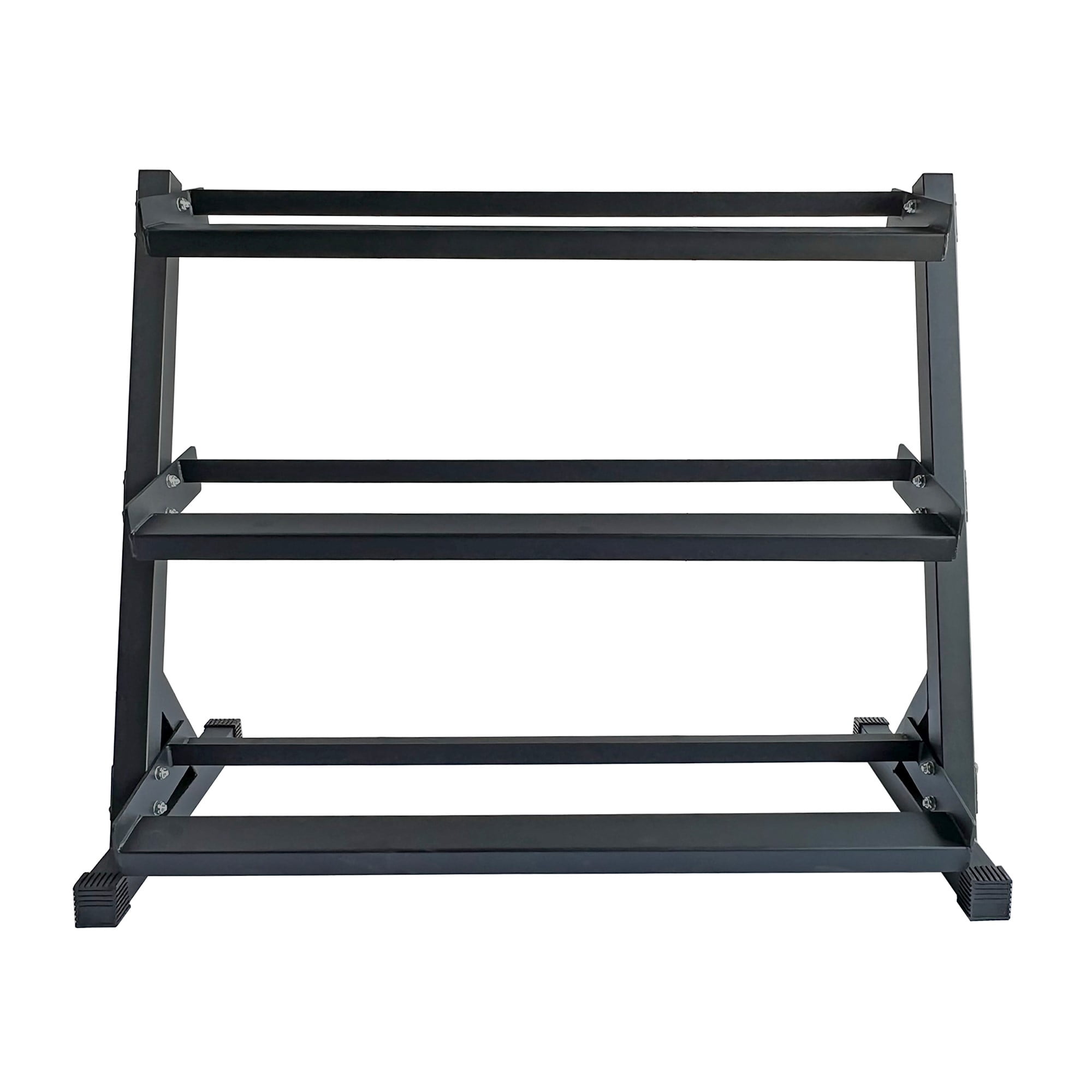 Lifeline Fitness Dumbbell Rack - Three-Tier Weight Storage Organizer for Home Gym - Up to 1000 lbs