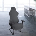 thumbnail image 6 of Colcolo Gaming Chair Cover Polyester Armchair Seat Protector Cover for Dinning Chair, Dark Gray, 6 of 8