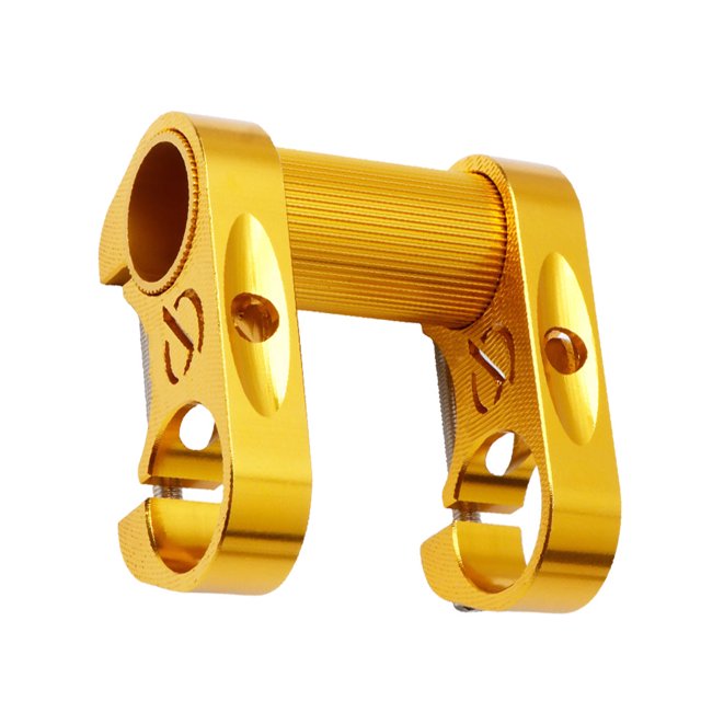 Eigraketly Gold Double Stem Handle Convertor Cycle Hollow Ultralight Sports SP8 Piezas de conversión Extensión de manillar plegable Ciclismo