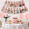 thumbnail image 5 of Pre-strung Awesome Since 2010 Photo Banner Birthday Decorations for Girls Women- Pink Rose Gold Glitter Sweet 16th Birthday and Anniversary Decorations Party Supplies, 5 of 6