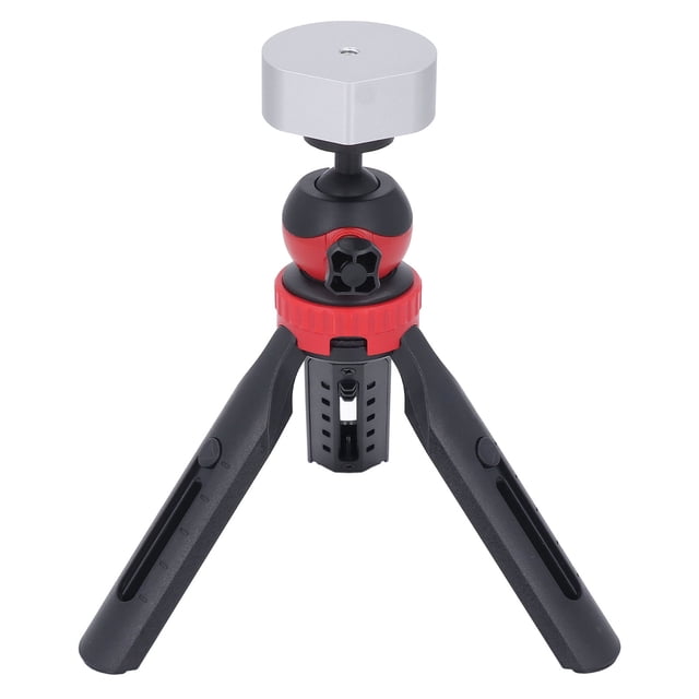 Trépied Réglable en Hauteur de 2,4 Pouces avec Adaptateur pour Antenne Mini, Réglage d'Angle à 360°, Design Léger, Base en Alliage d'Aluminium pour Réception de Signal, Matériau en Nylon