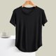 thumbnail image 1 of Blusa de pijama de manga corta para mujer, lisa, informal, a la moda, con cuello redondo, sin mangas, para dormir, pijamas para mujer, 1 of 3