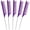 Purple, variant on Rat Tail Comb Hair Comb 5 Packs Plastic Pin Rat Tail Carbon Fiber Heat Resistant Teasing Combs for Hair Rat tail Combs Salon or Home Supplies