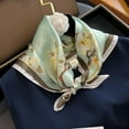 thumbnail image 2 of CAILDANL 100% Mulberry Silk Scarfs Small Square Scarf 21" x 21" Neck Scarf Breathable Lightweight for Women Gift Packed, 2 of 7