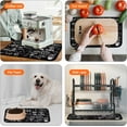 thumbnail image 6 of Black Coffee Mat,Absorbent Hide Stain Dish drying Mat for Kitchen Counter ,Non-slip and Easy Clean Kitchen Countertop Protection Drying Mat,Coffee Bar Decor Fit Under Coffee Maker (12"x18"), 6 of 6