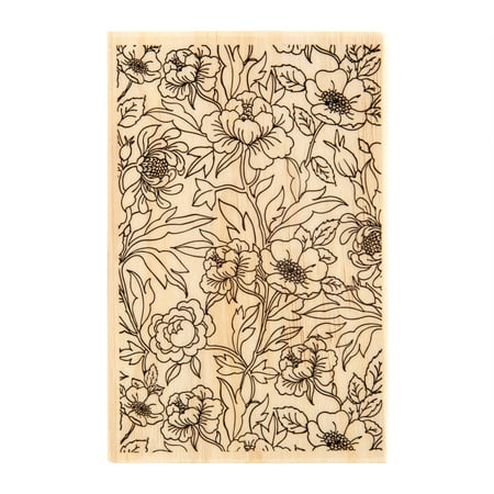 UPC: 0191518156478 | Flower & Foliage Wood Stamp by Recollections®