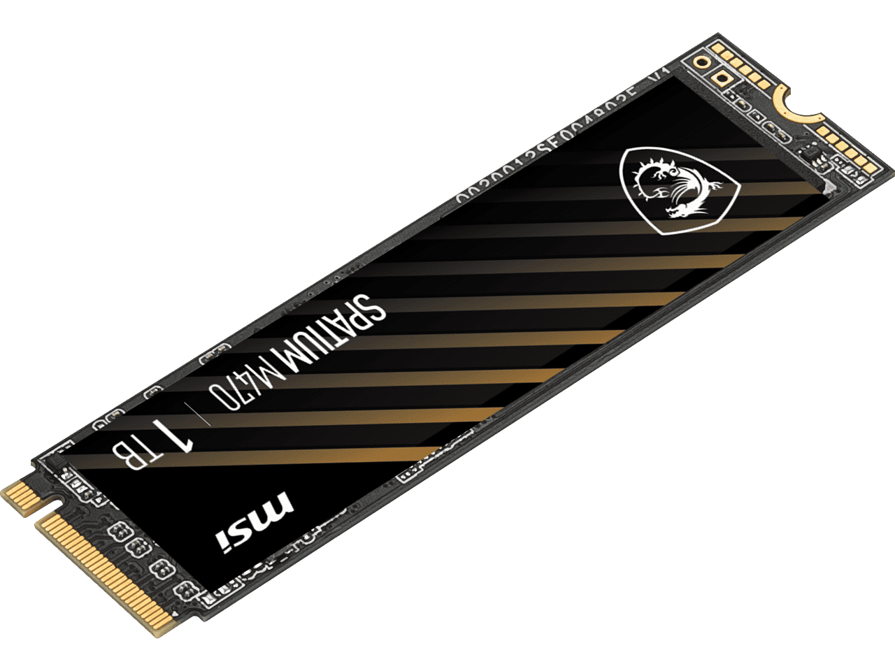 MSI SPATIUM M470 PRO PCIe 4.0 NVMe M.2 2280 1TB PCI-Express 4.0 x4 3D NAND Internal Solid State Drive (SSD) - SM470PN1TB