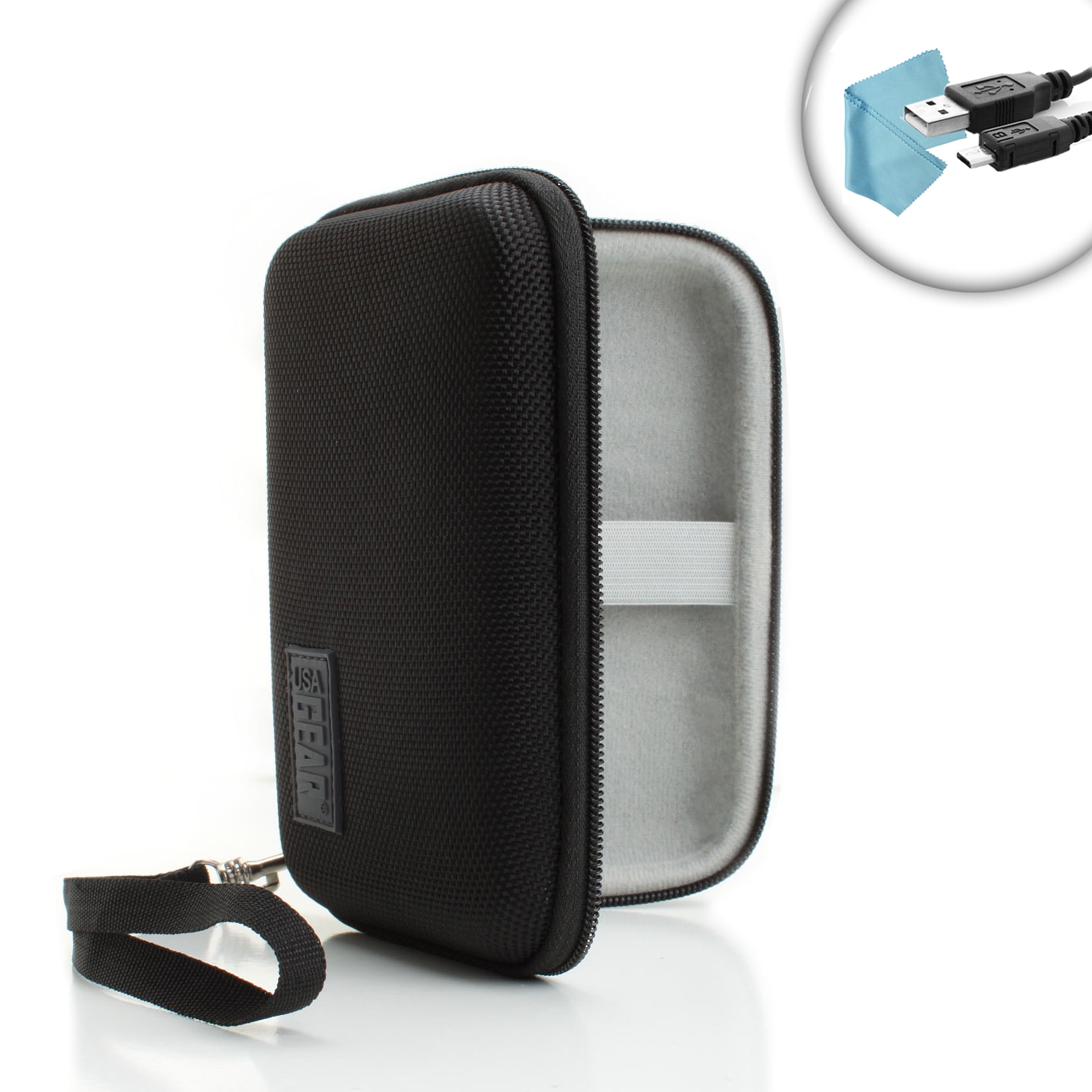 USA GEAR SecureFit Protective Hard Shell GPS Case Compatible w/ Garmin