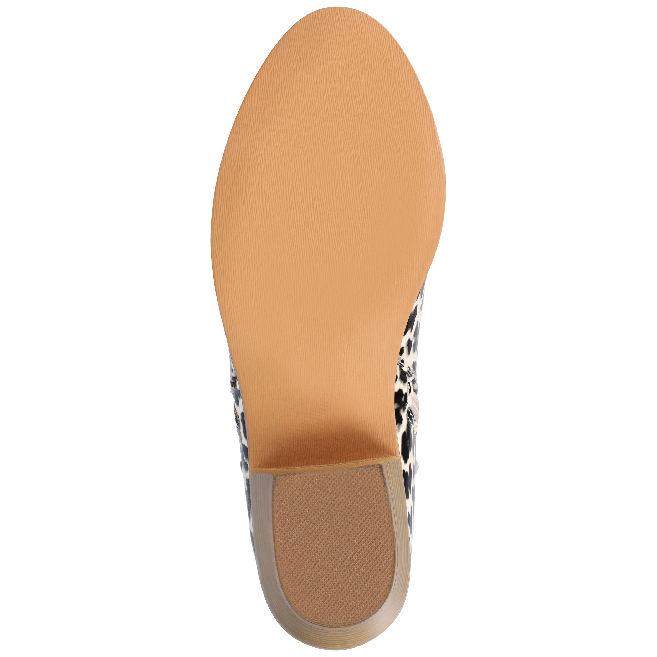 Journee Womens Rebel Outside Zip Stacked Heel Booties