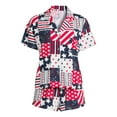 thumbnail image 4 of Way to Celebrate Women’s Americana Shorty Pajama Set, 2-Piece, Sizes XS to 3X, 4 of 4