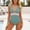 Army Green, variant on One Piece Swimsuit Women Belly Control Side Tie Bathing Suit V Neck Adjustable Straps Swimwear