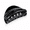 Black, variant on Parcelona French Vrille 2 3/4" Small Shell Jaw Hair Claw Clip for Women (Black)