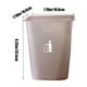 thumbnail image 3 of Squares Open Top Waste Bin Suitable For Household Bathroom Kitchen Bedroom Office Waste Basket Modern Plastic Trash Can, 3 of 6
