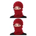 thumbnail image 4 of Qarigey Cálido invierno mujer sombrero pasamontañas gorros madre sombrero mujer grueso Skullies montar sombreros Gorras rayas gorro máscara Type2 NO2 Qarigey CBP143580, 4 of 6