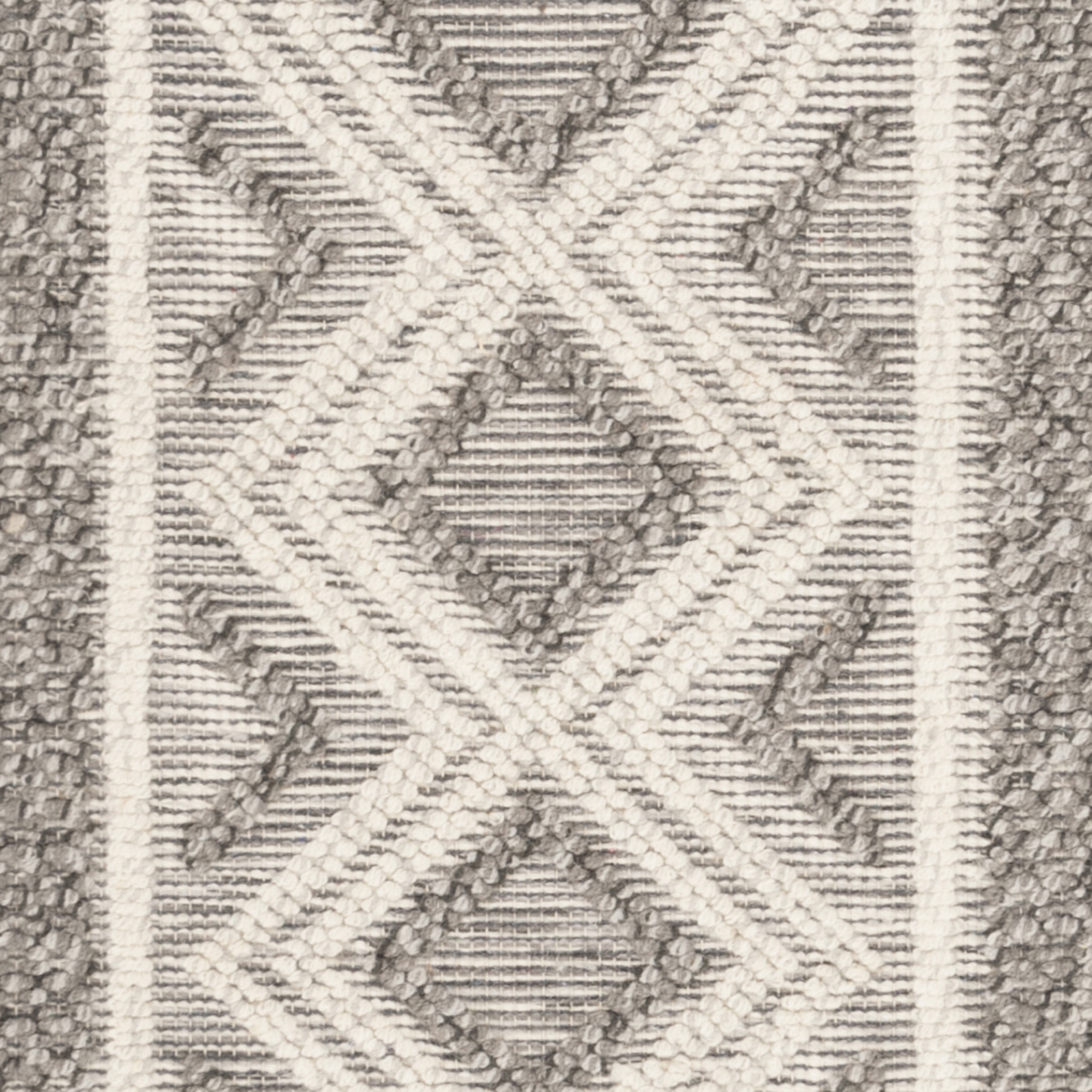 SAFAVIEH Vermont Hyde Geometric Runner Rug, Grey/Ivory, 2'3" x 6'