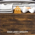 thumbnail image 4 of Chests & Wardrobes | 39.4” Rustic Brown Storage Chest with Safety Hinges | MDF, 4 of 9